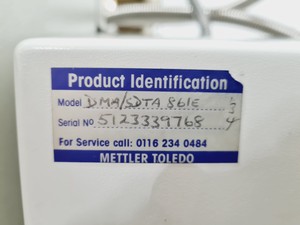 Thumbnail image of Mettler Toledo Model 861e DMA/SDTA Dynamic Mechanical Analysis Lab