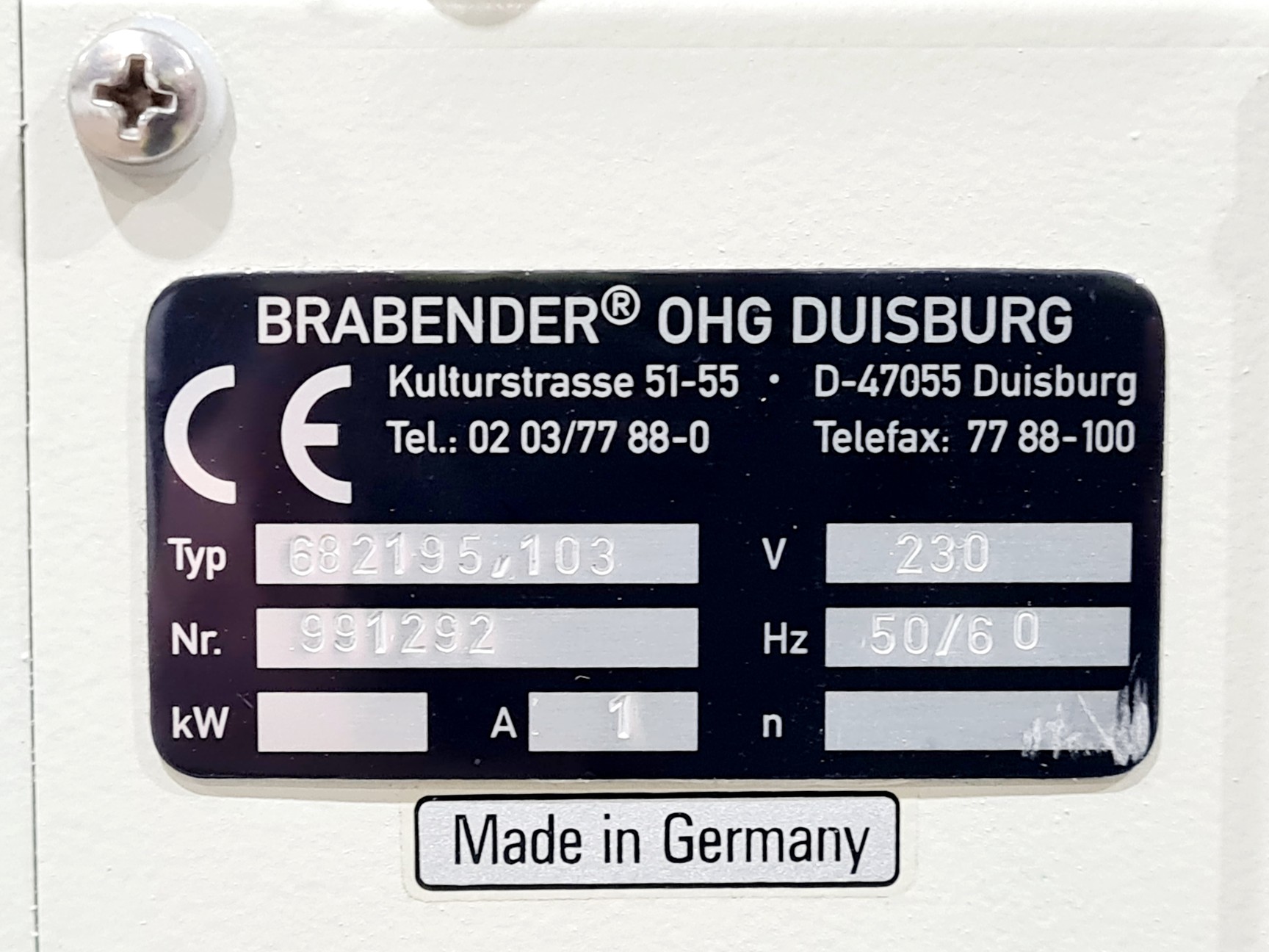 Image of Brabender Plasticord PLE Instruments Model PL 2200 Torque Rheometer 