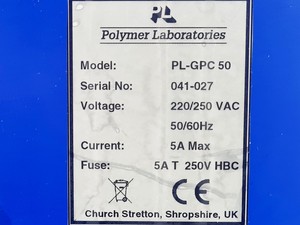 Thumbnail image of Polymer Laboratories Gel Permeation Chromatograph Model PL-GPC-50 
