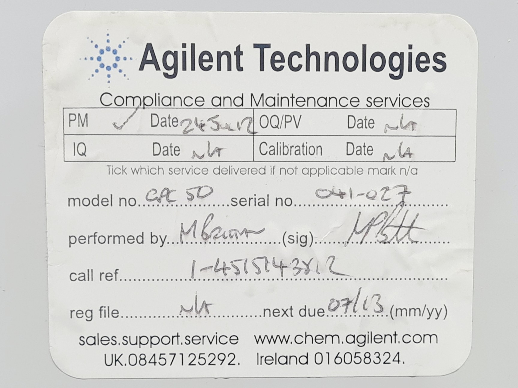 Image of Polymer Laboratories Gel Permeation Chromatograph Model PL-GPC-50 