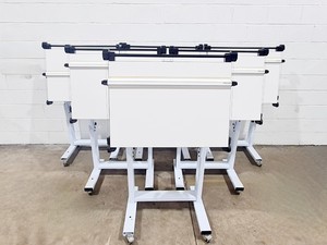 Image of 6 x RCHARD Adjustable Tilting Drawing Boards on Wheeled Stands