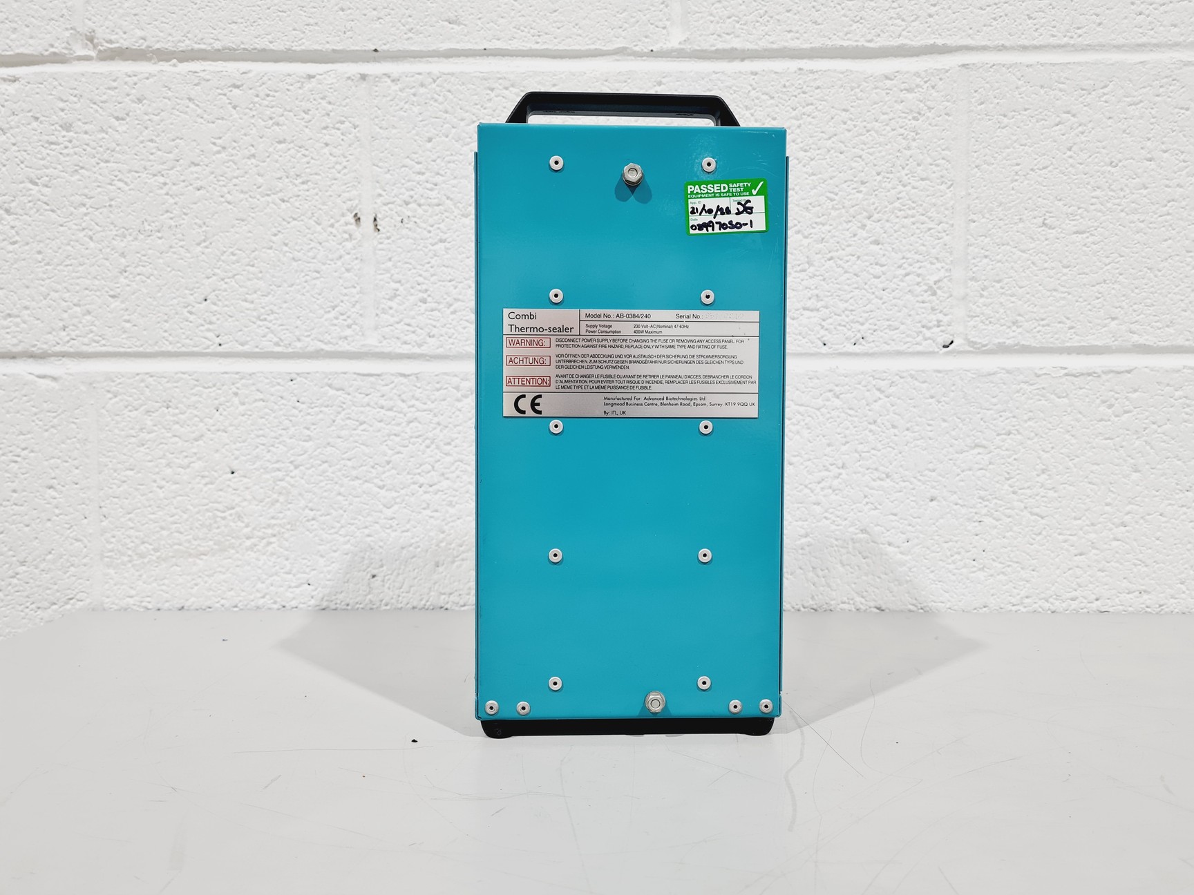 Image of Advanced Biotechnologies Combi Thermo-Sealer Model AB-0384/240