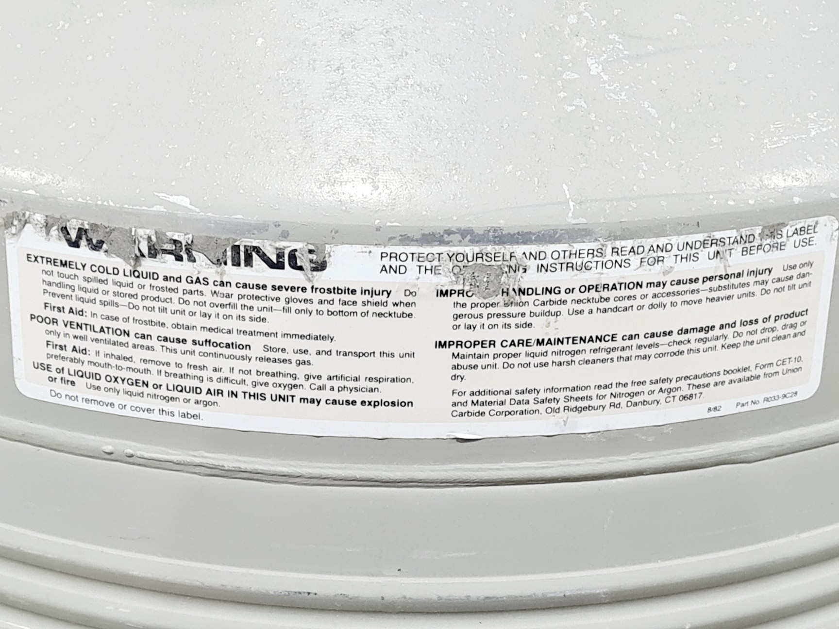 Image of Taylor-Wharton 35-HC Liquid Nitrogen Sample Storage Dewar