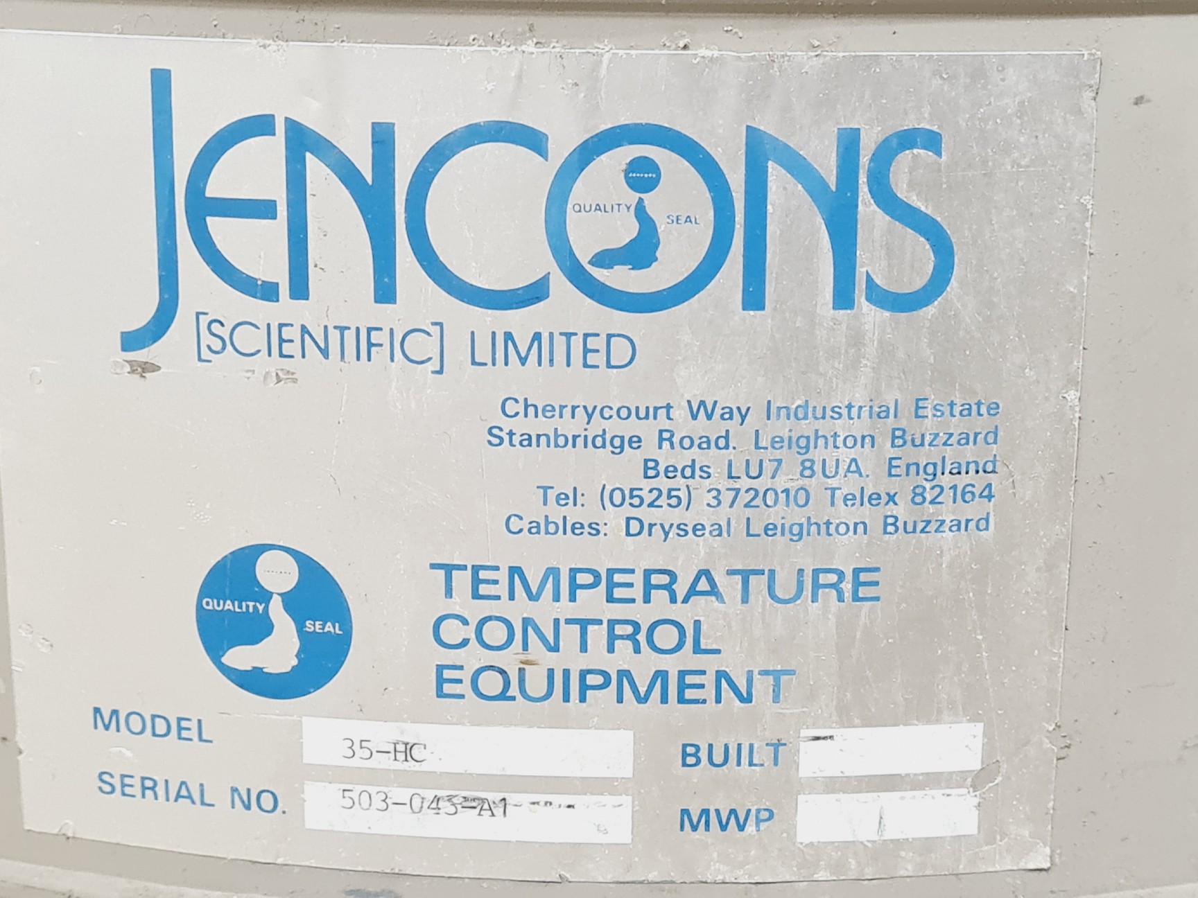 Image of Taylor-Wharton 35-HC Liquid Nitrogen Sample Storage Dewar Lab