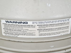 Thumbnail image of Taylor-Wharton 35-HC Liquid Nitrogen Sample Storage Dewar Lab