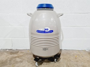 Image of Taylor-Wharton HC35 Nitrogen Dewar w/ Trolley 