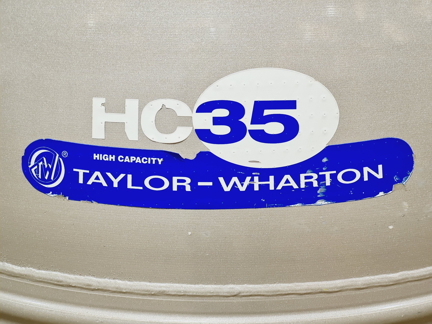 Image of Taylor-Wharton HC35 Nitrogen Dewar w/ Trolley 