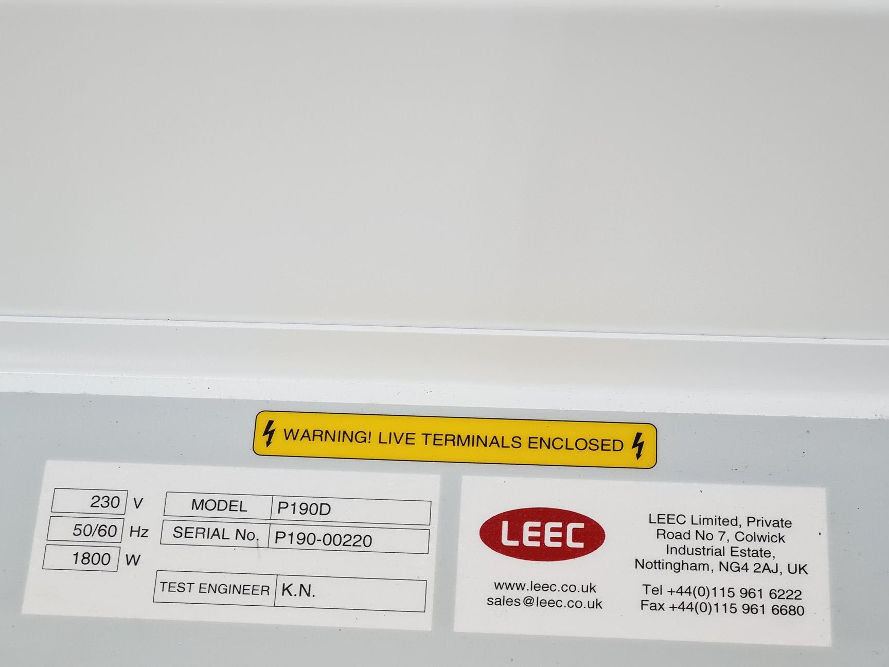 Image of LEEC CO2 Incubator Model P190D