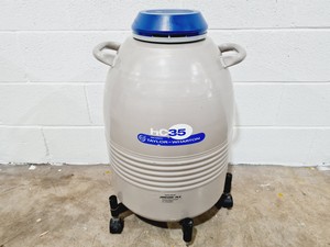 Image of Taylor-Wharton HC35 Nitrogen Dewar w/ Trolley 