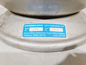 Thumbnail image of Statebourne Cryogenics Nitrogen Dewar w/ Trolley