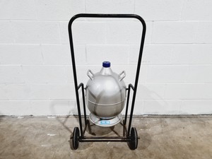 Thumbnail image of Statebourne Cryogenics Nitrogen Dewar w/ Trolley