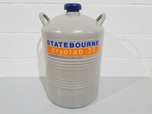 Thumbnail image of Statebourn Cryolab 35 Liquid Nitrogen Dewar