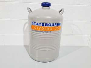 Thumbnail image of StateBourne CryoLab 35 Liquid Nitrogen Dewar