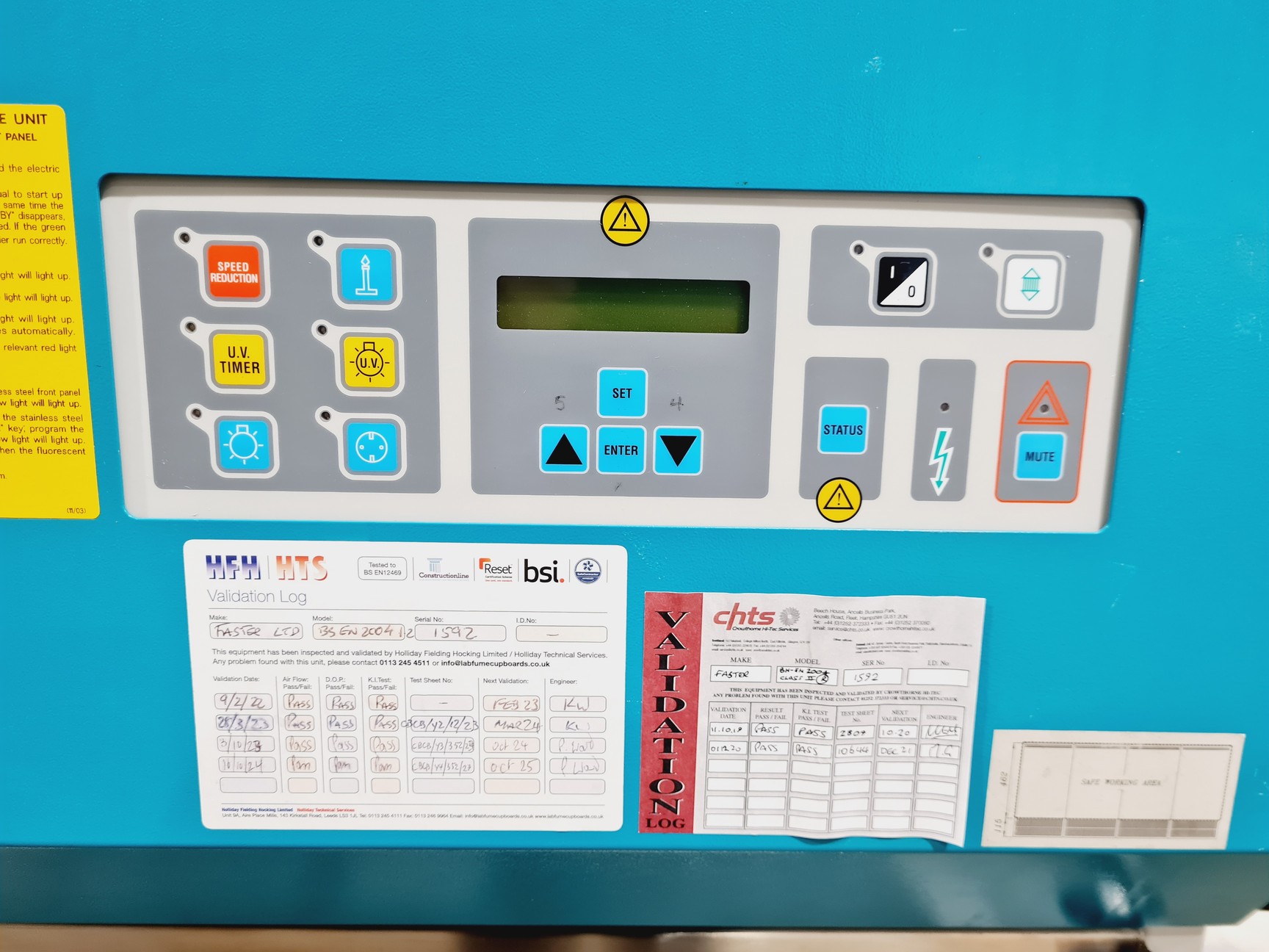 Image of Faster BH-EN 2004-D Class II Microbiological Safety Cabinet Lab