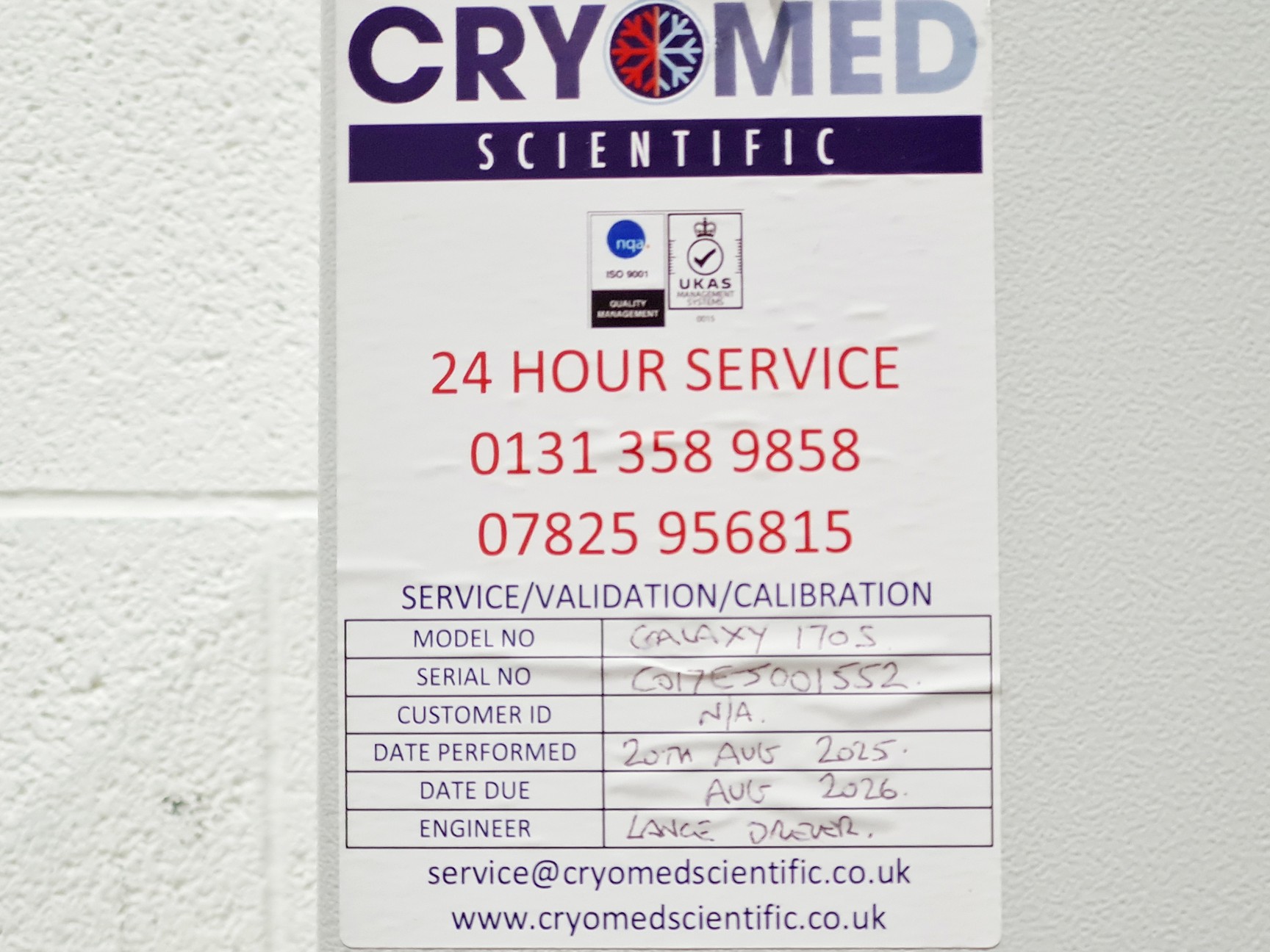 Image of New Brunswick Galaxy 170S CO2 Incubator w/ Trolley 