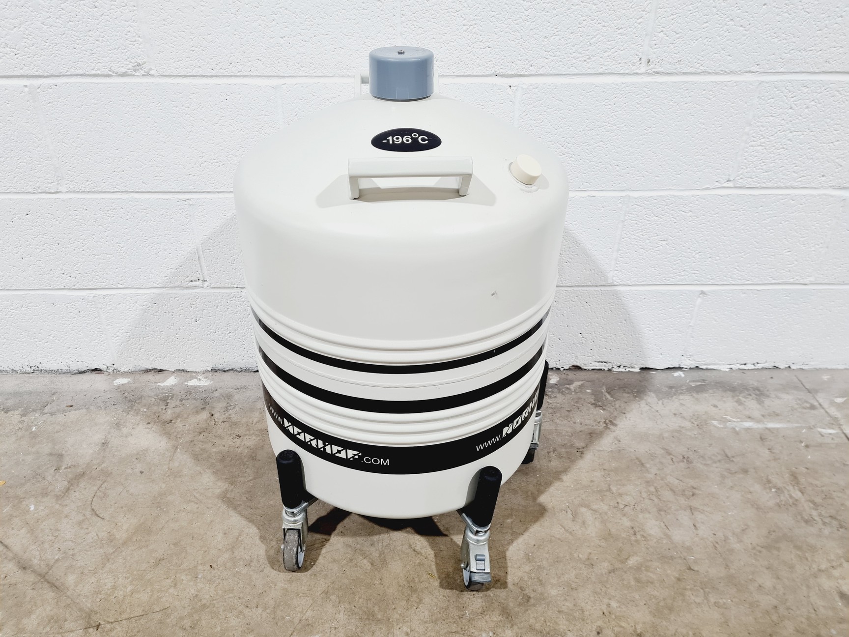 Image of Norhof LN2 Nitrogen Micro Dosing Dewar with Automatic Pump & Trolley