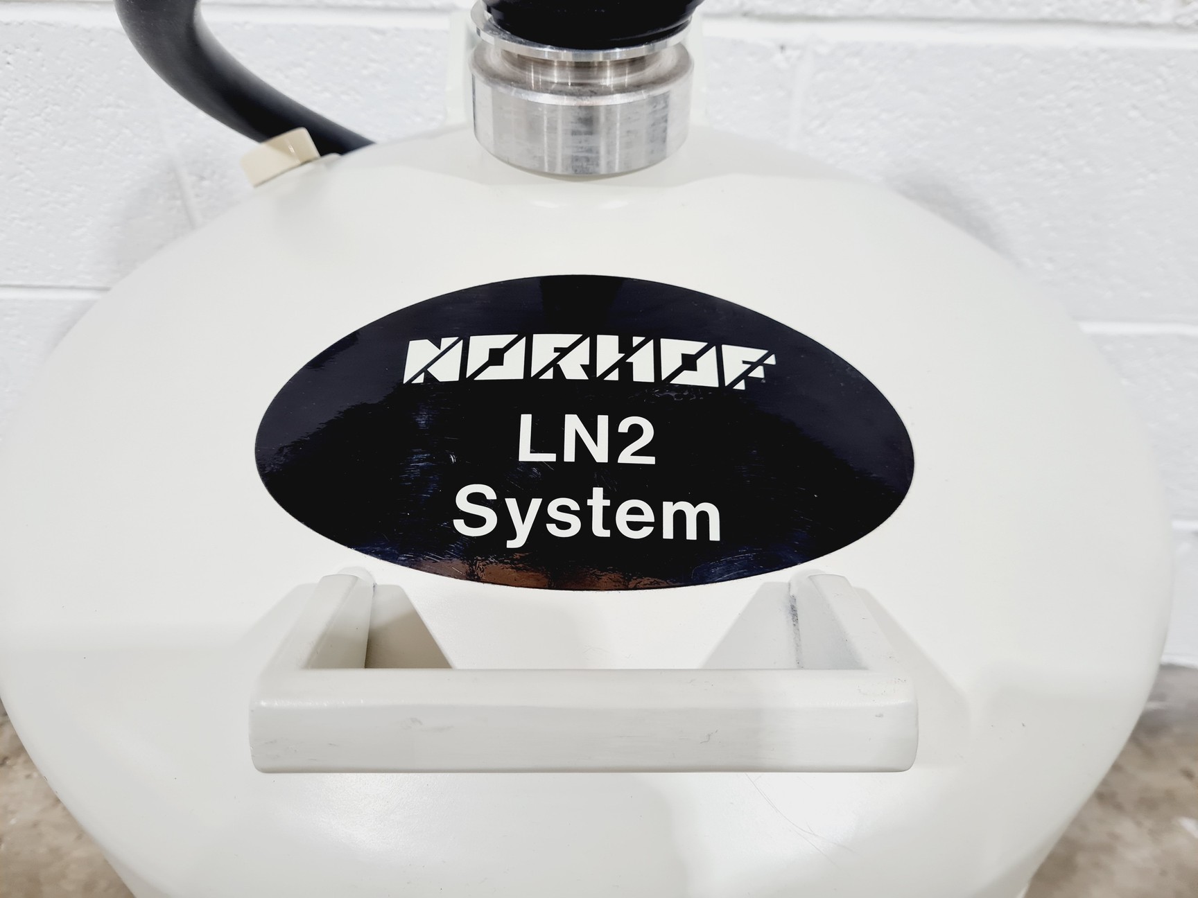 Image of Norhof LN2 Nitrogen Micro Dosing Dewar with Automatic Pump & Trolley