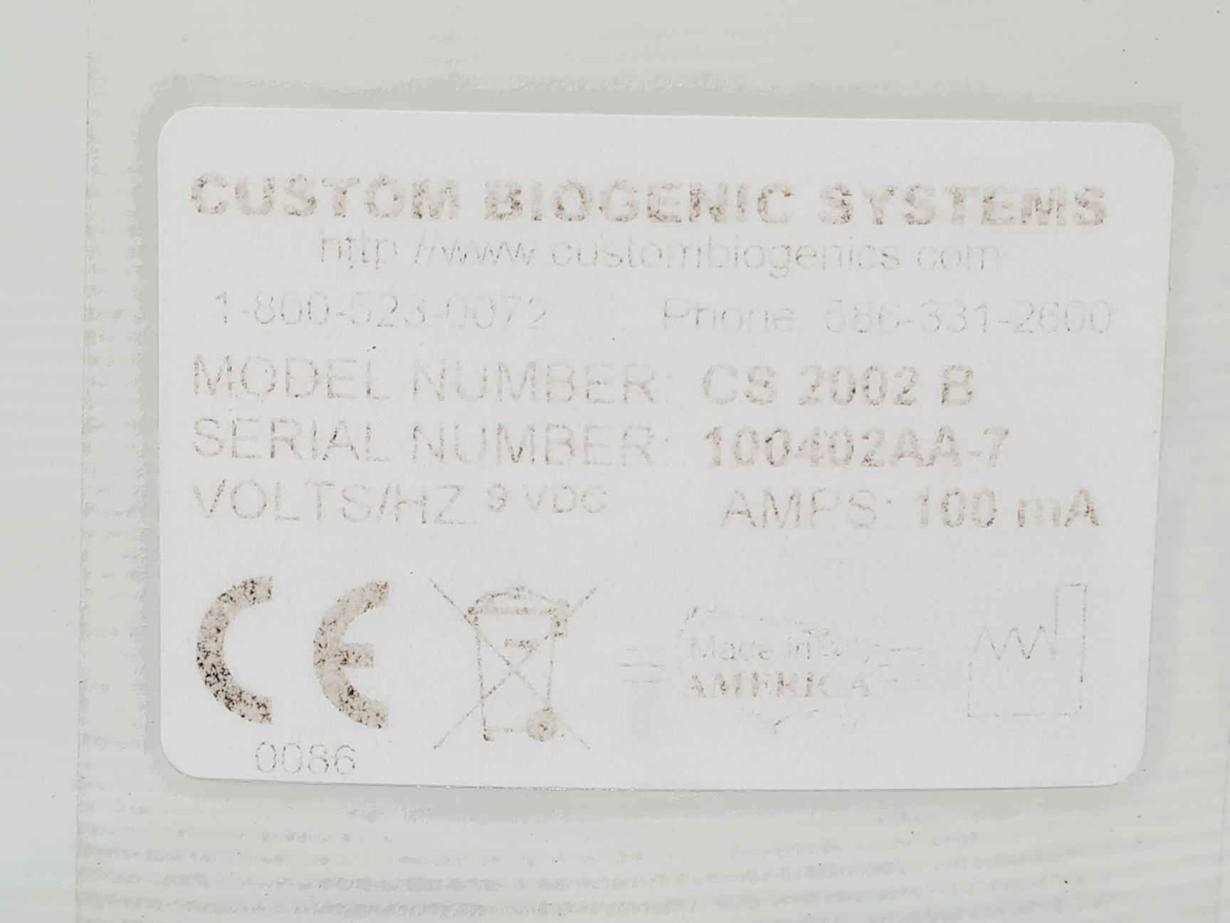 Image of CBS CS 2002 B Liquid Nitrogen Dewar