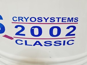 Thumbnail image of CBS Cryosystem 2002 Classic Nitrogen Dewar Lab