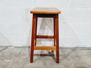 Thumbnail image of 12 x Mixed Wooden Laboratory Stools 