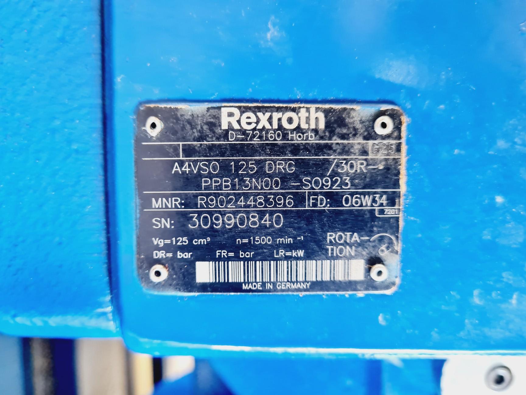 Image of Rexroth Hydraulic Power Pack A4VSO 125 DRG Pump Unit