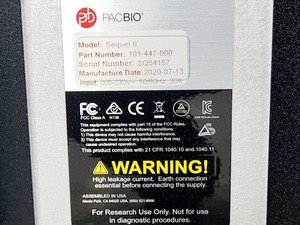 Thumbnail image of PacBio Sequel II IIe Next Generation Sequencing (NGS) System Lab