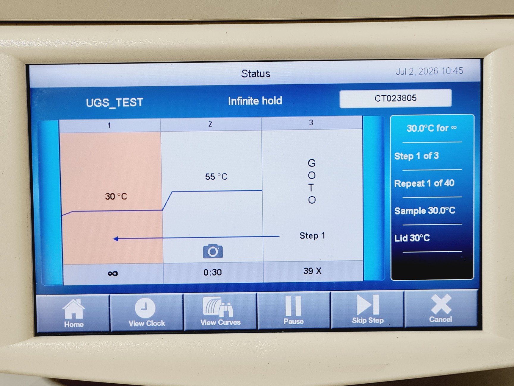 Image of Bio-Rad C1000 Touch w/ CFX96 Real-Time System PCR Machine Lab