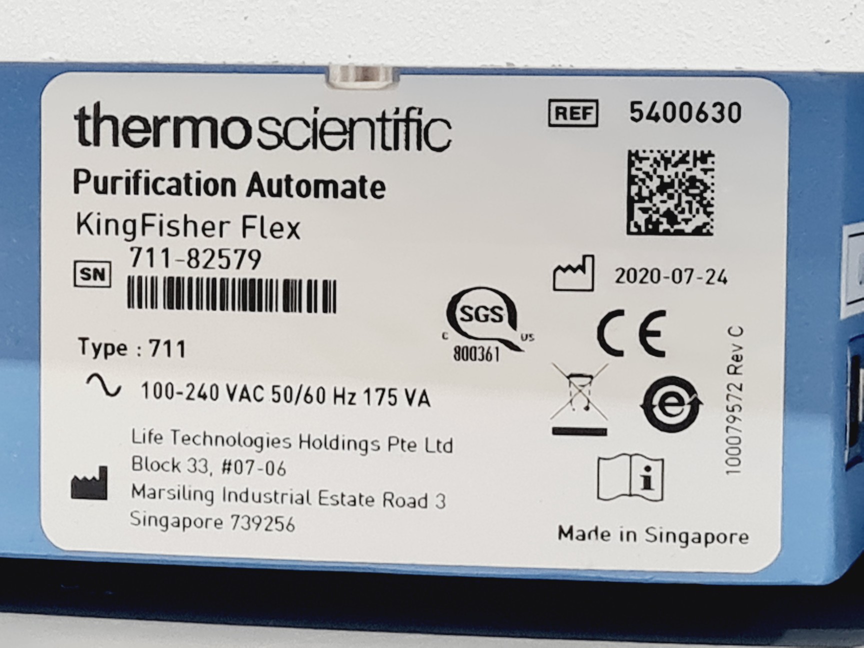 Image of Thermo Kingfisher Flex 711 Purification System (2020) Lab