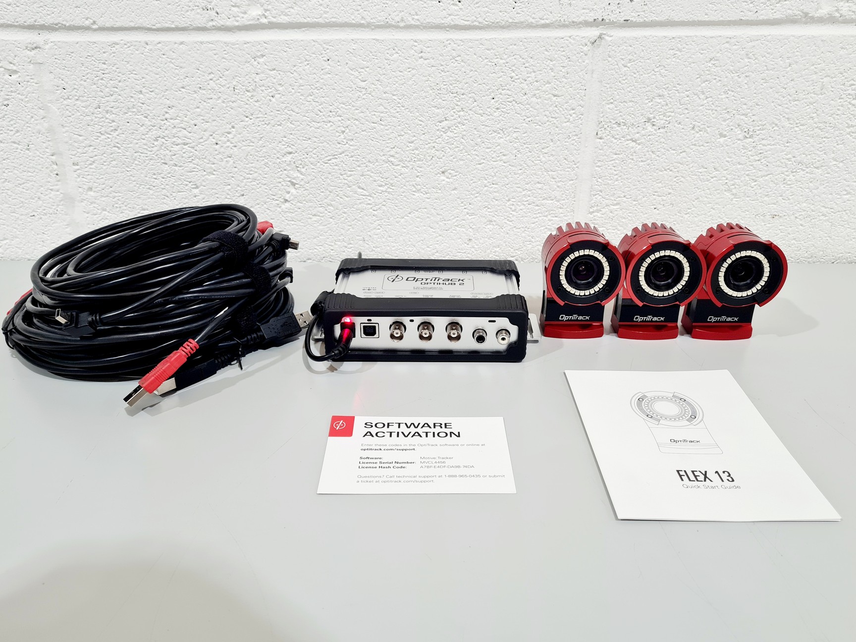 Image of OptiTrack Flex 13 Motion Capture Camera System (3x Flex 13 Camera 1x OptiHub 2)