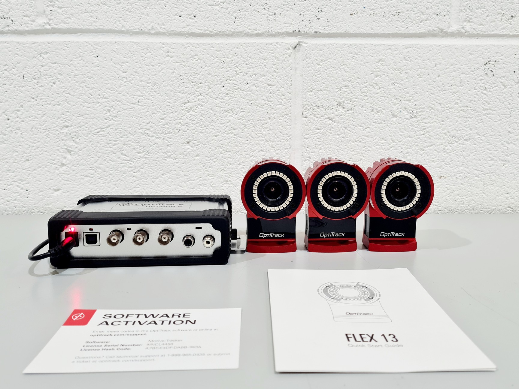 Image of OptiTrack Flex 13 Motion Capture Camera System (3x Flex 13 Camera 1x OptiHub 2)