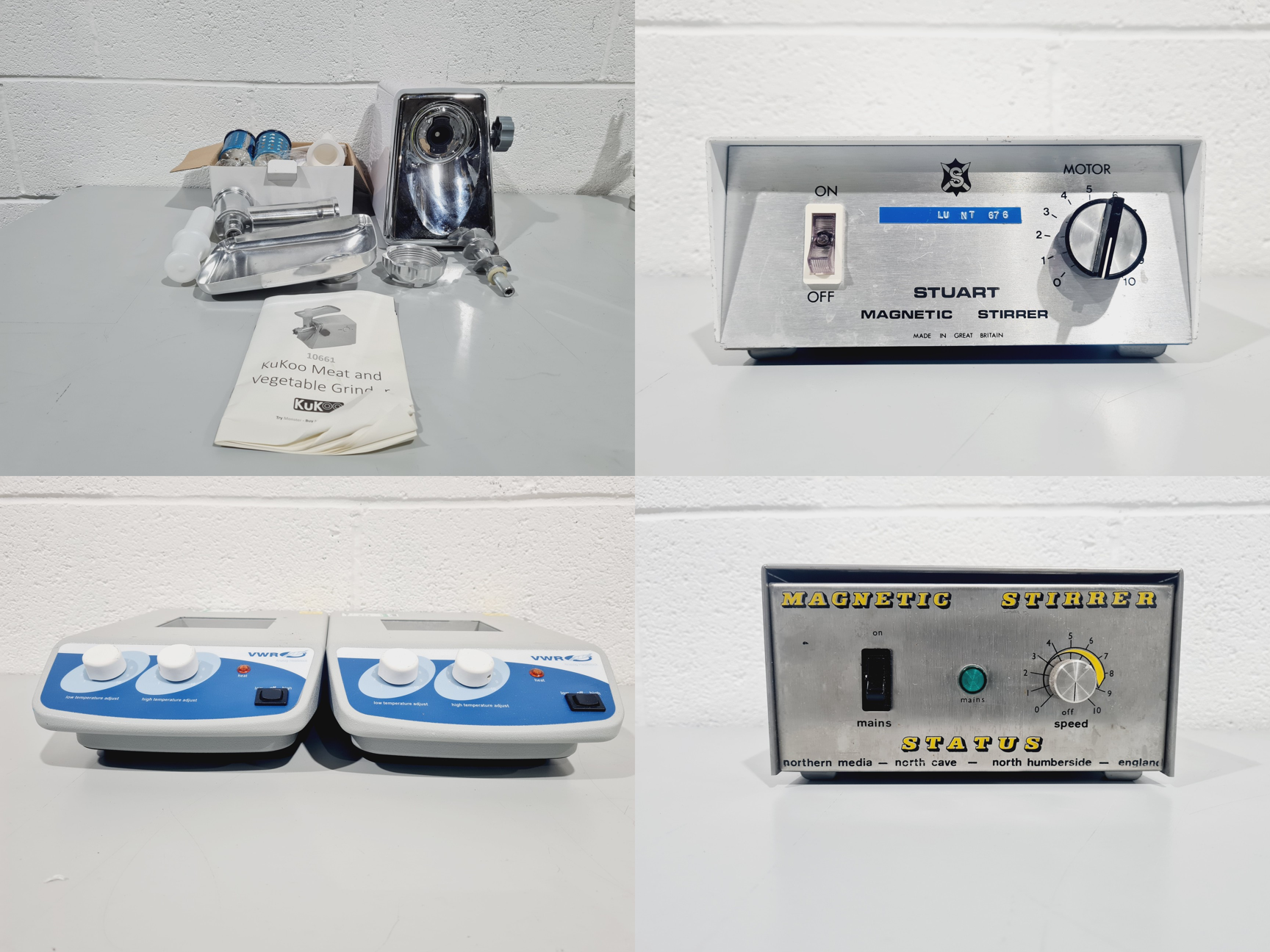 Image of Mixed Job Lot of Laboratory Equipment - Grant, Clifton, Stuart, Eppendorf
