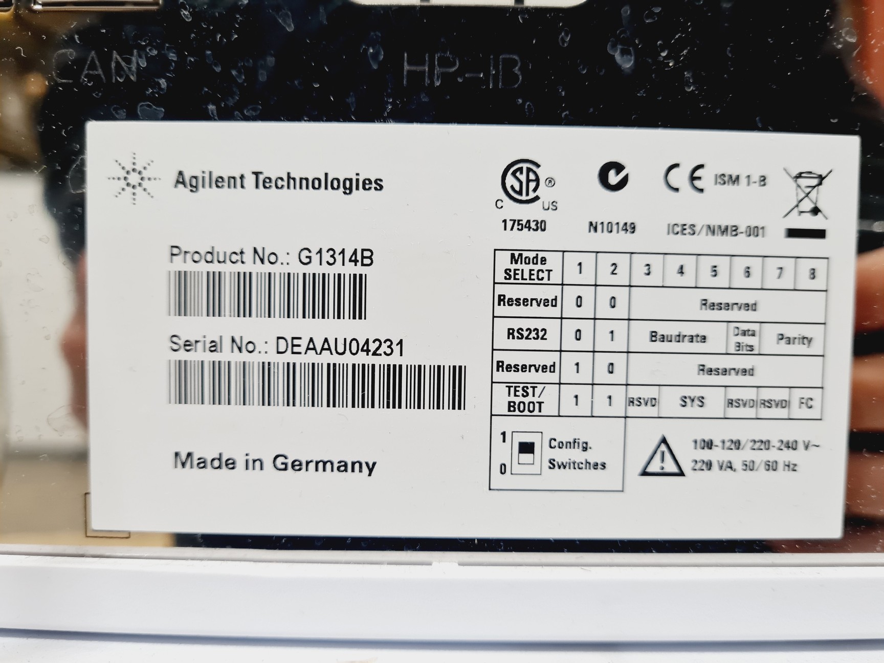 Image of Agilent 1260 Infinity HPLC System G1322A/G1310B/G1314B/G1316A/G1329B