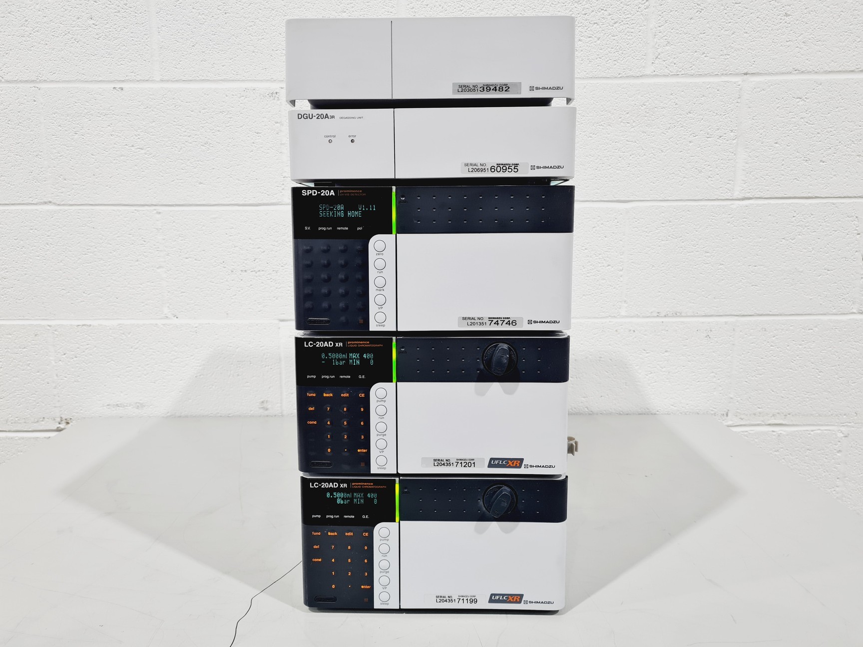 Image of Shimadzu Prominence HPLC System SIL-20AC/CT0-20AC/DGU-20A3R/SPD-20A/RF-20A/LC-20