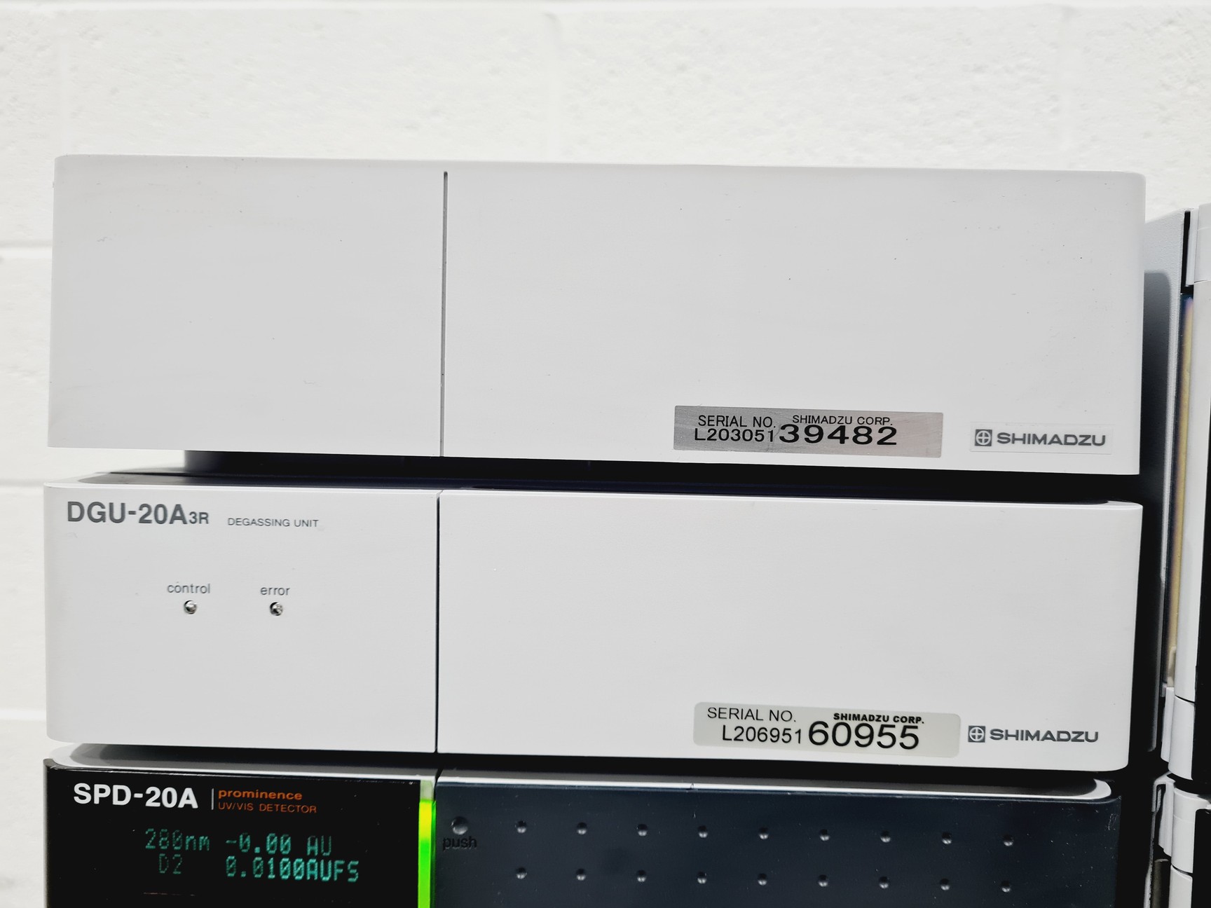 Image of Shimadzu Prominence HPLC System SIL-20AC/CT0-20AC/DGU-20A3R/SPD-20A/RF-20A/LC-20