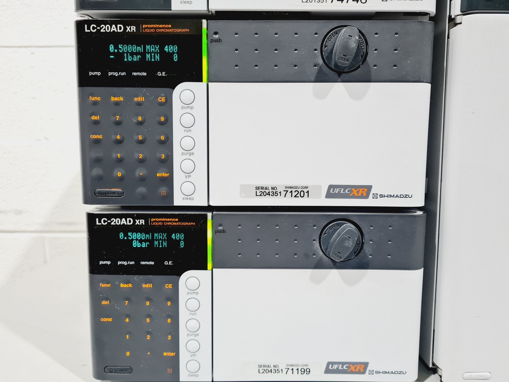 Image of Shimadzu Prominence HPLC System SIL-20AC/CT0-20AC/DGU-20A3R/SPD-20A/RF-20A/LC-20