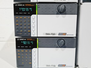 Thumbnail image of Shimadzu Prominence HPLC System SIL-20AC/CT0-20AC/DGU-20A3R/SPD-20A/RF-20A/LC-20