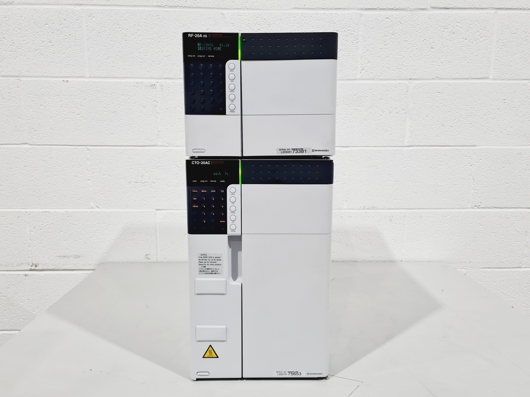 Image of Shimadzu Prominence HPLC System SIL-20AC/CT0-20AC/DGU-20A3R/SPD-20A/RF-20A/LC-20