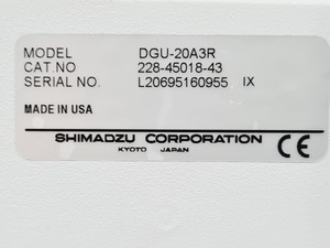 Thumbnail image of Shimadzu Prominence HPLC System SIL-20AC/CT0-20AC/DGU-20A3R/SPD-20A/RF-20A/LC-20