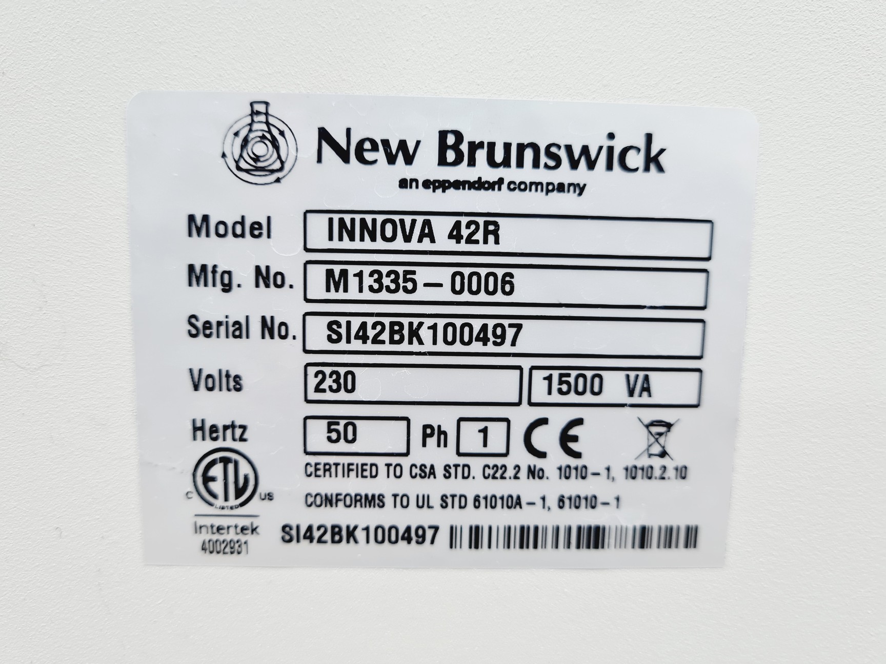 Image of New Brunswick Innova 42R Incubator Shaker 