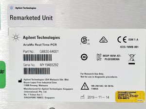 Thumbnail image of Agilent AriaMx Real-Time RT-PCR Thermal Cycler System 2019 Lab