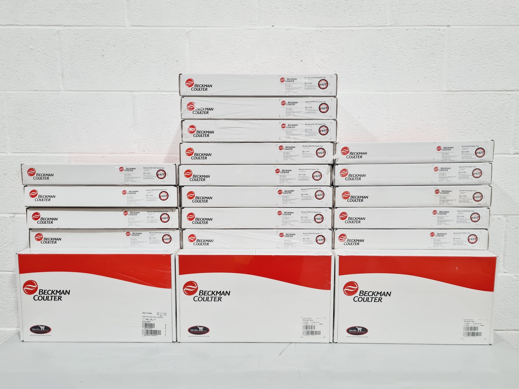 Image of Job Lot 45 x Boxes Beckman Coulter Pipette Tips for Liquid Handling 