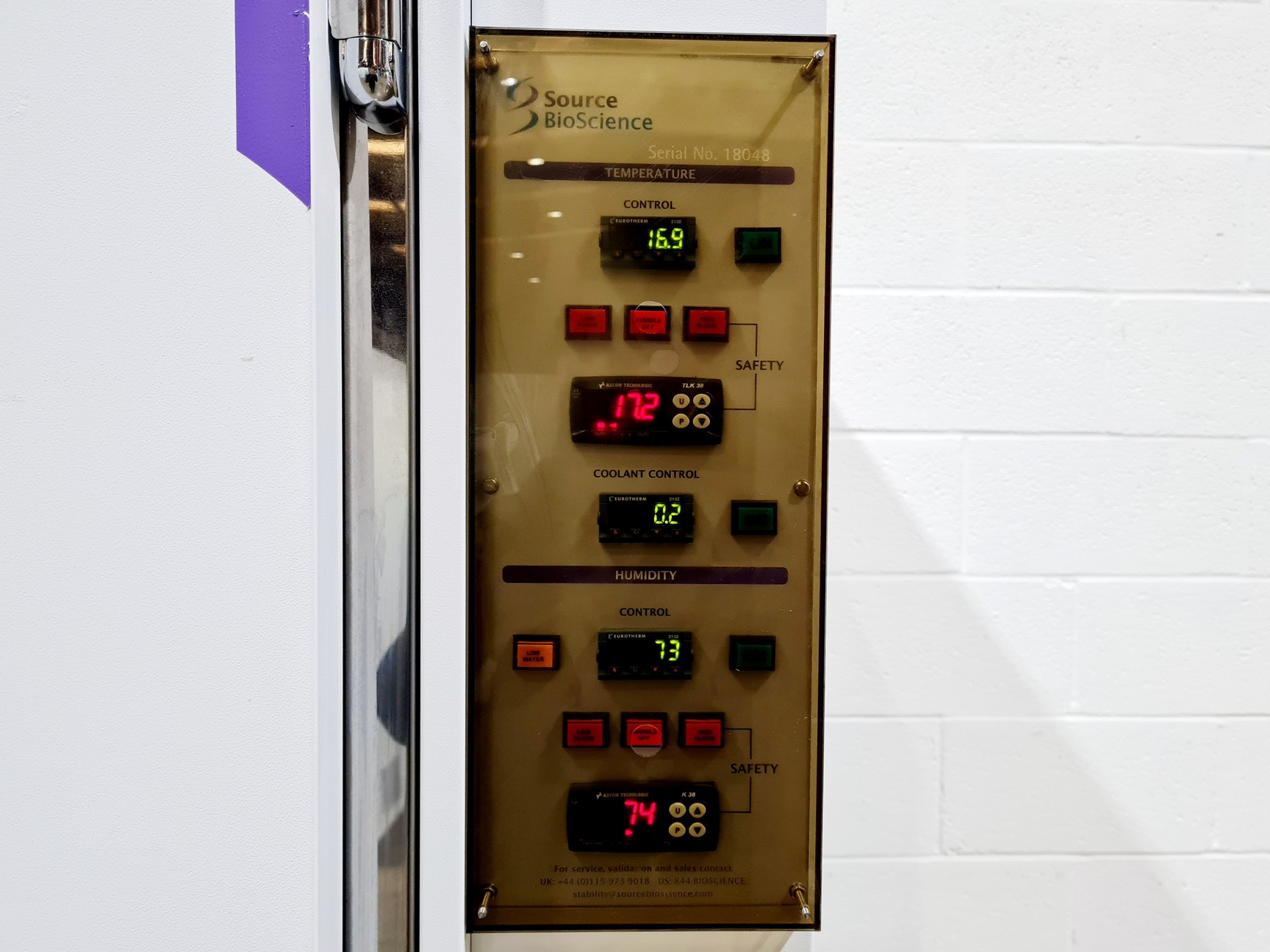 Image of Source BioScience Controlled Environment Storage Chamber Model: 5804-5