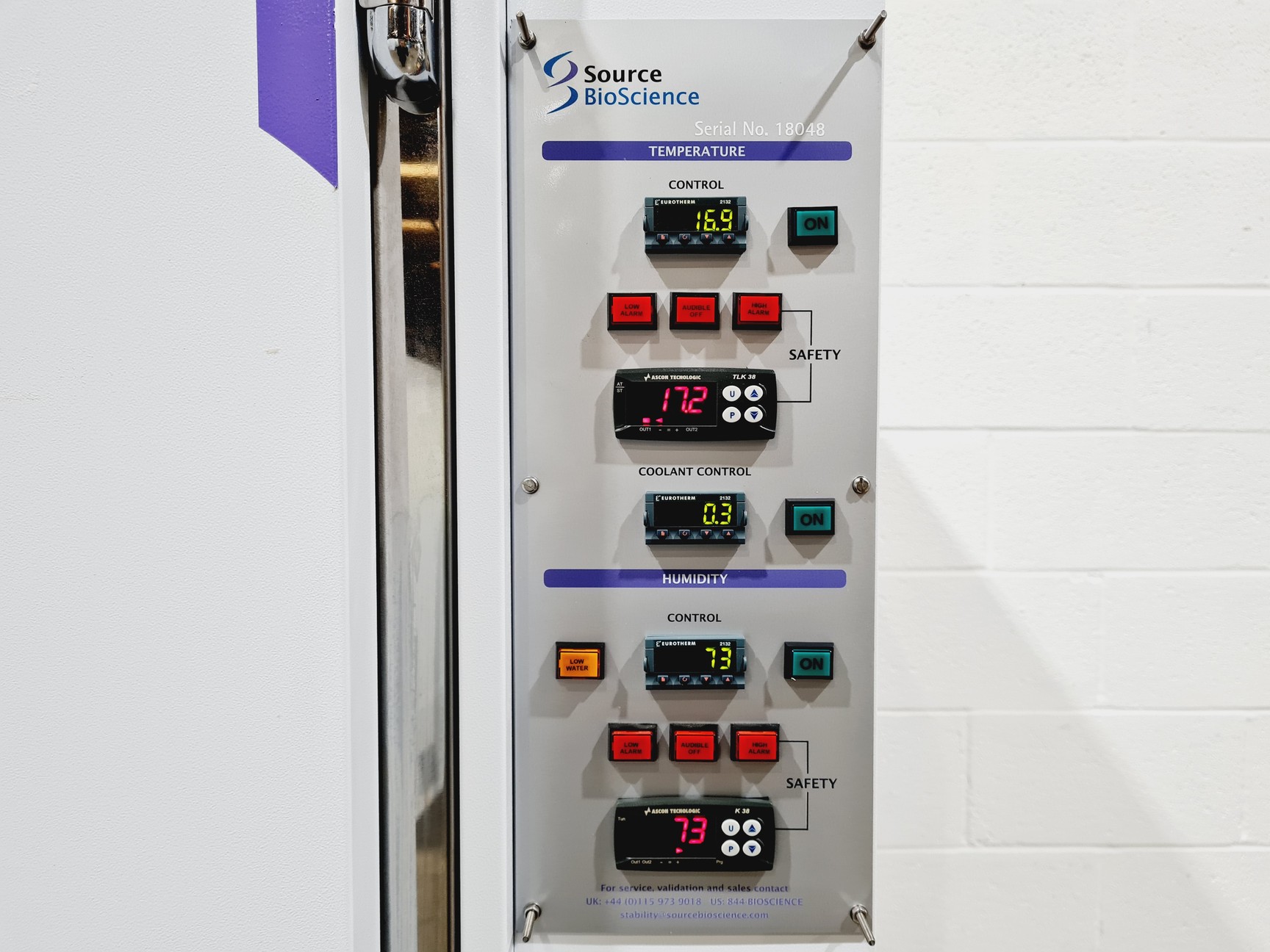 Image of Source BioScience Controlled Environment Storage Chamber Model: 5804-5
