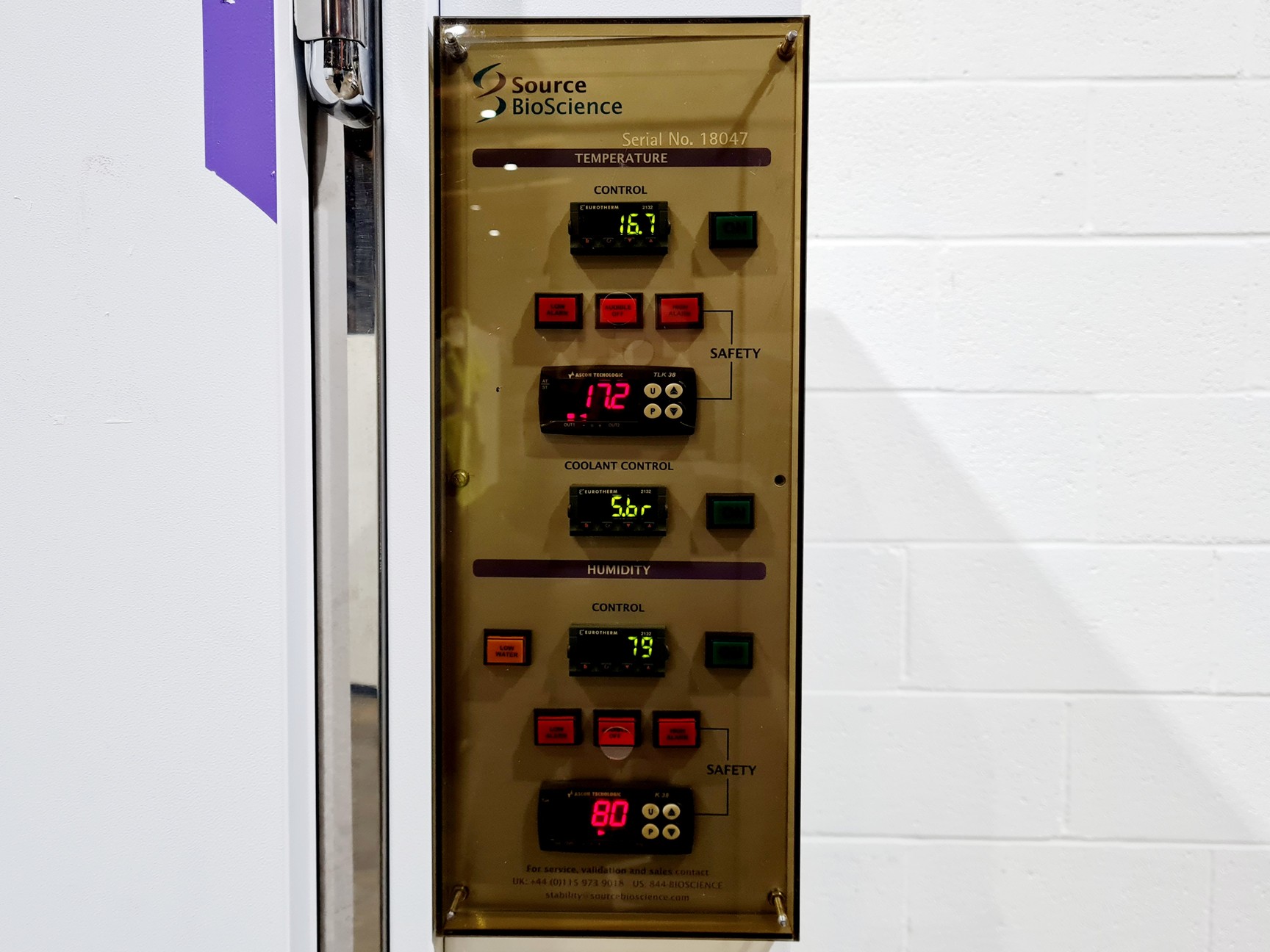 Image of Source BioScience Controlled Environment Storage Chamber Model: 5804-5