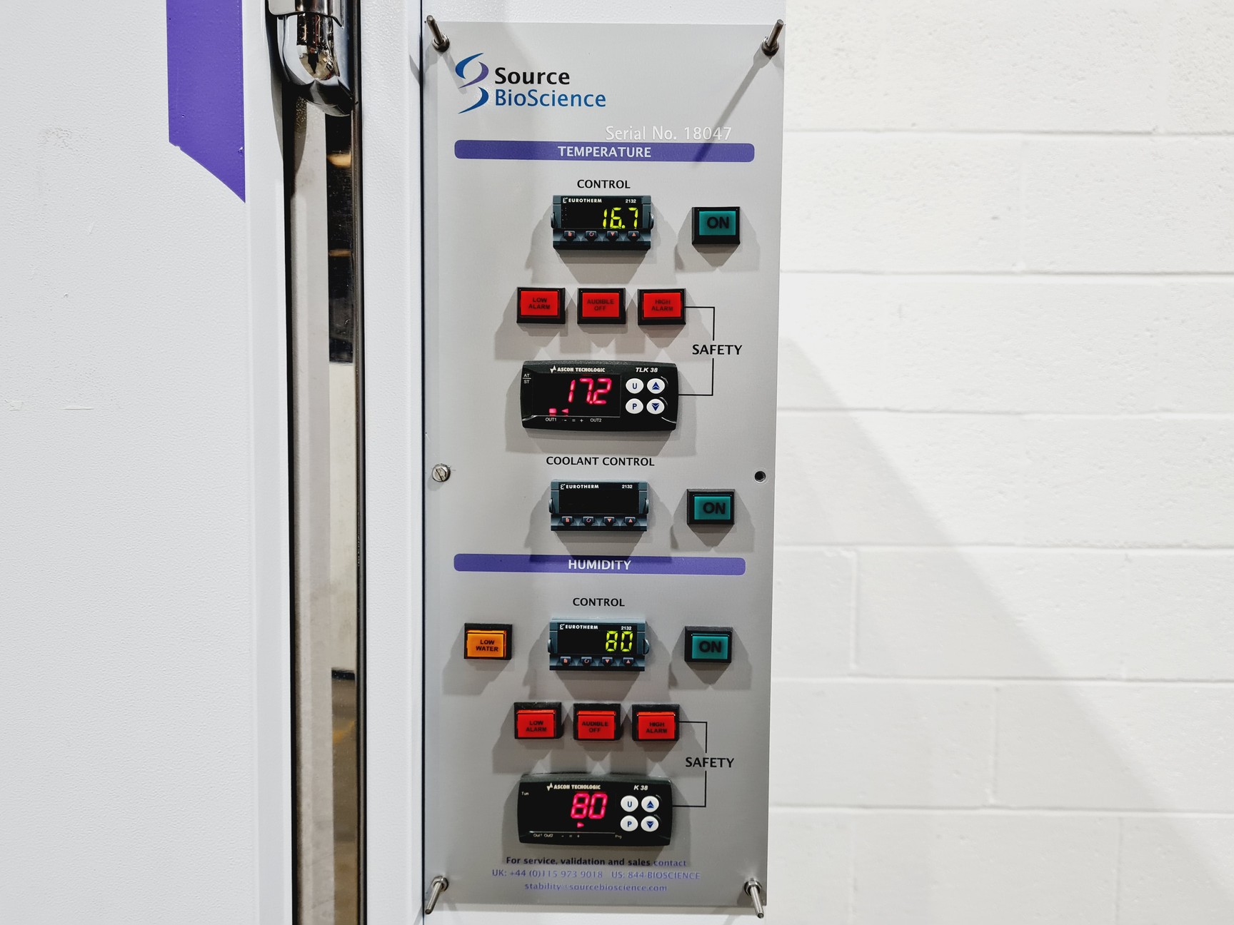 Image of Source BioScience Controlled Environment Storage Chamber Model: 5804-5