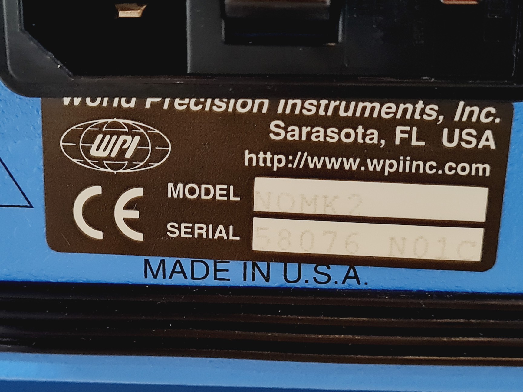 Image of WPI Isolated Nitric Oxide Meter Iso-No Mark II - Model NOMK2