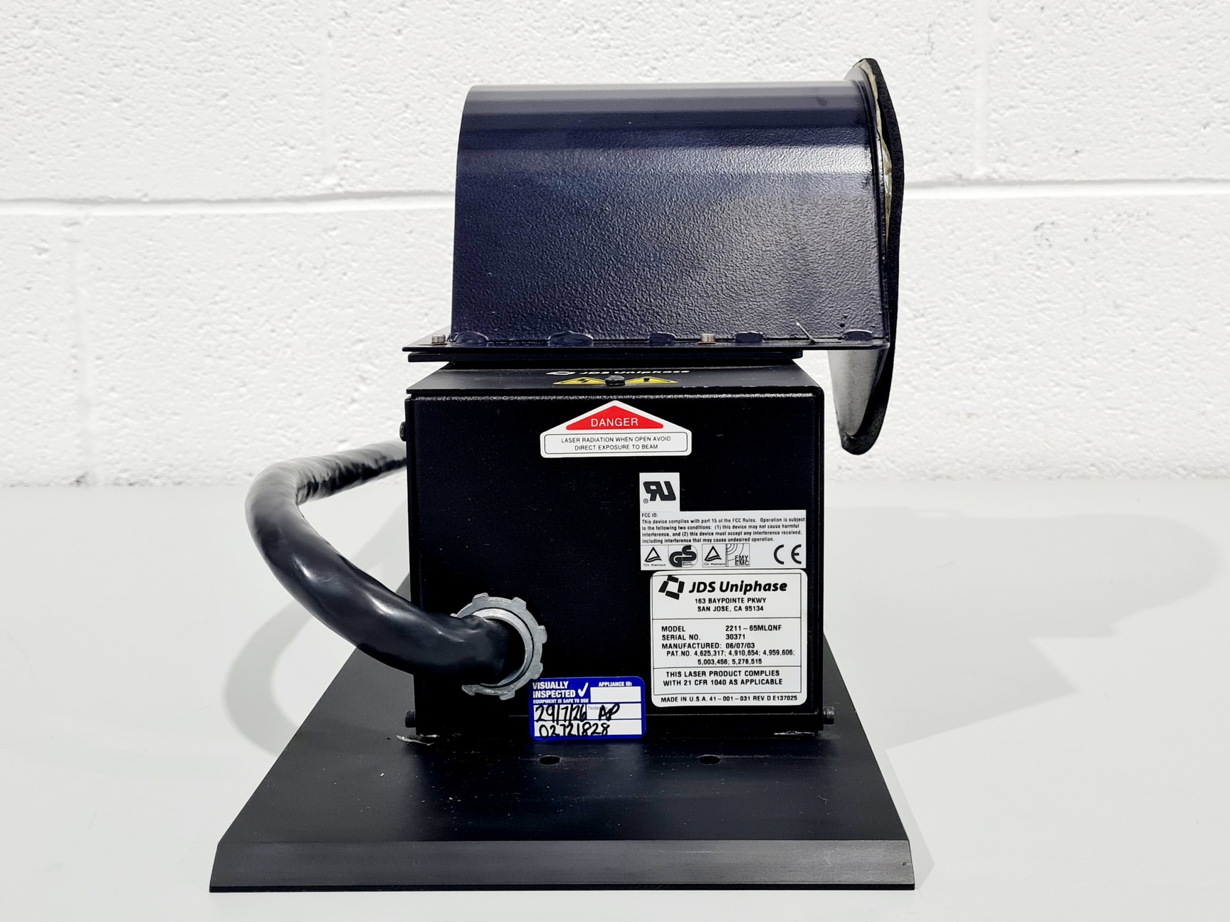 Image of JDS Uniphase Argon-ion Laser KineFLEX Head Model: 2211-65MLQNF 