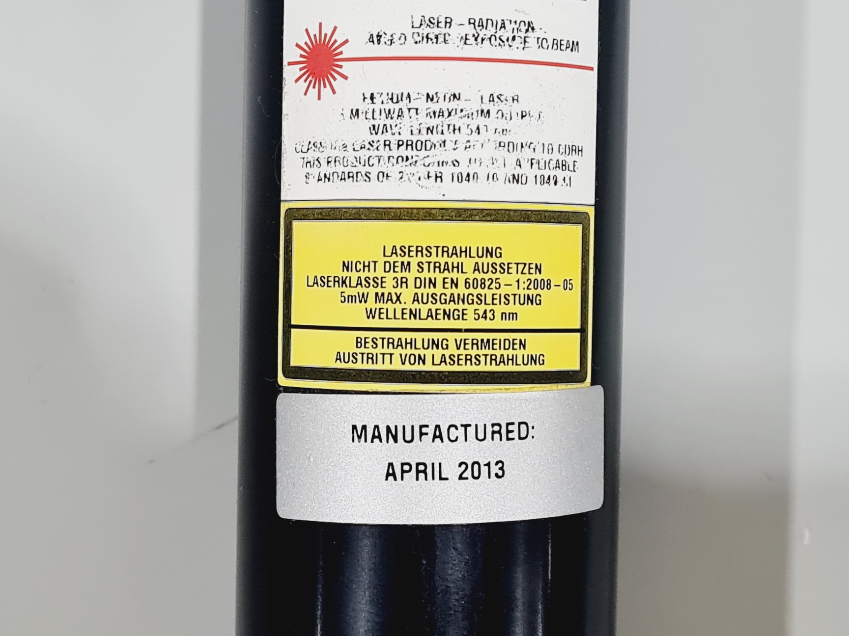 Image of Lasos Lasertechnik Helium-Neon Gas Laser Model: LGK 778 p100 with PSU