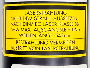 Thumbnail image of LASOS Helium-Neon Gas Laser Model: LGK 7786 P100