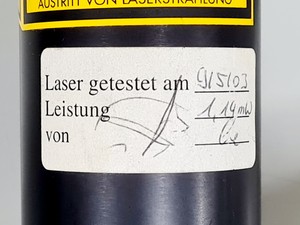 Thumbnail image of LASOS Helium-Neon Gas Laser Model: LGK 7786 P100